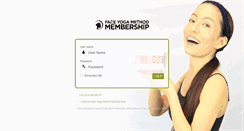 Desktop Screenshot of faceyogamethodmembership.com