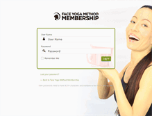 Tablet Screenshot of faceyogamethodmembership.com